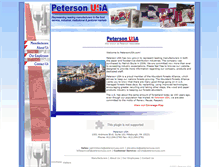 Tablet Screenshot of petersonusa.com